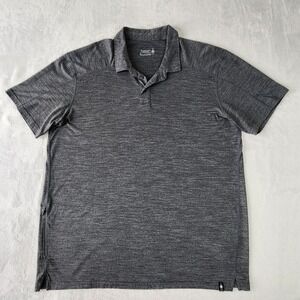 SmartWool Merino Sport 150 Polo Shirt‎ Mens XL Heather Gray Performance Stretch